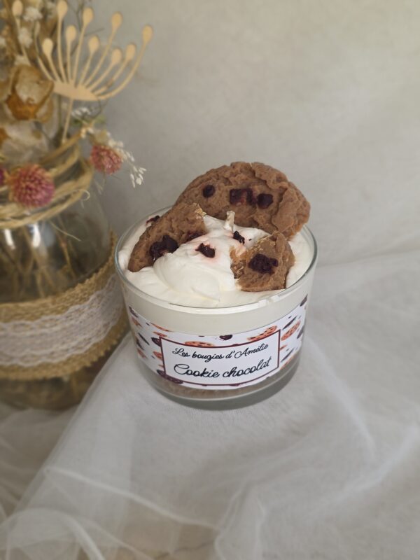 Bougie gourmande - Cookie chocolat