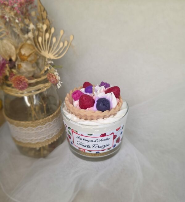 Bougie gourmande - Fruits rouges