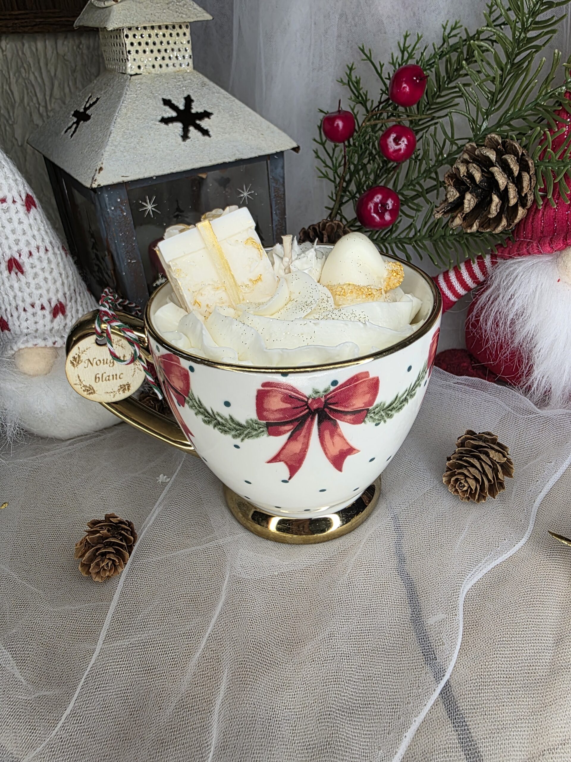 Collection Noël - Nougat blanc